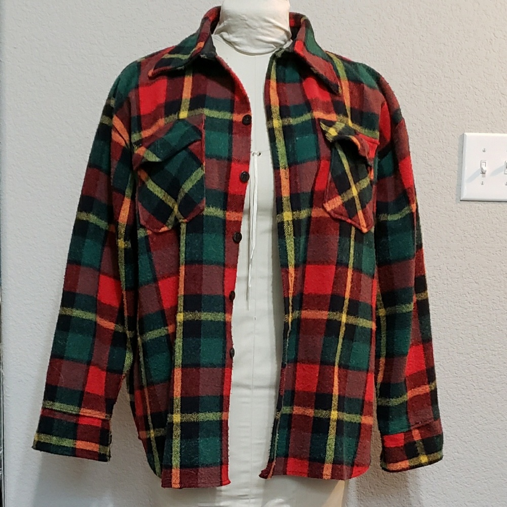 vintage 70's flannel Sears Kings Road